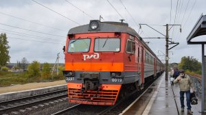 Электропоезд ЭД9Т-0019. Покатушки от Новососняка до Боровихи и от 783км до Берёзок.