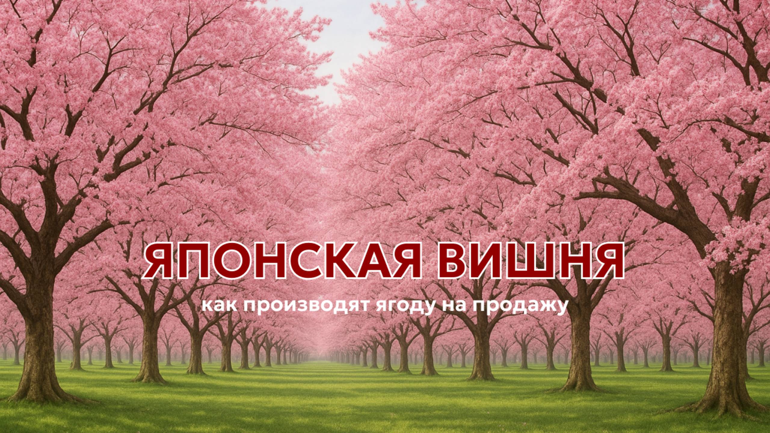 Самая дорогая вишня в мире - удивительная японская сельскохозяйственная технологическая ферма