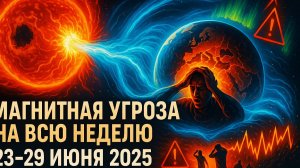 💣 МАГНИТНАЯ УГРОЗА НА ВСЮ НЕДЕЛЮ — 23–29 ИЮНЯ БУДЕТ ЖЕСТКО!