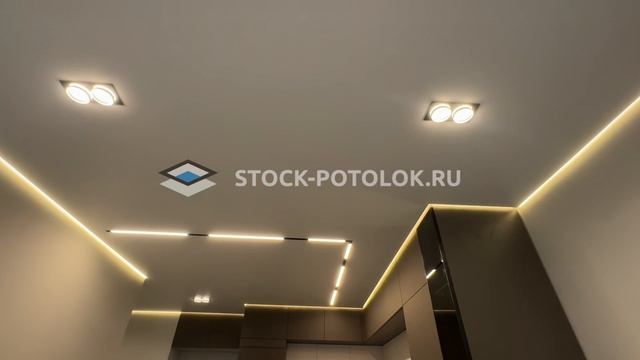 Встраиваемые треки. Парящий потолок.