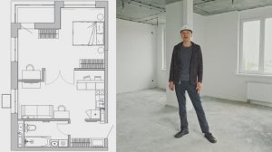 Квартира с отделкой 47,5 м2 ЖК Новый