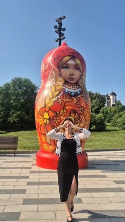Огромные матрёшки в Чебоксарах