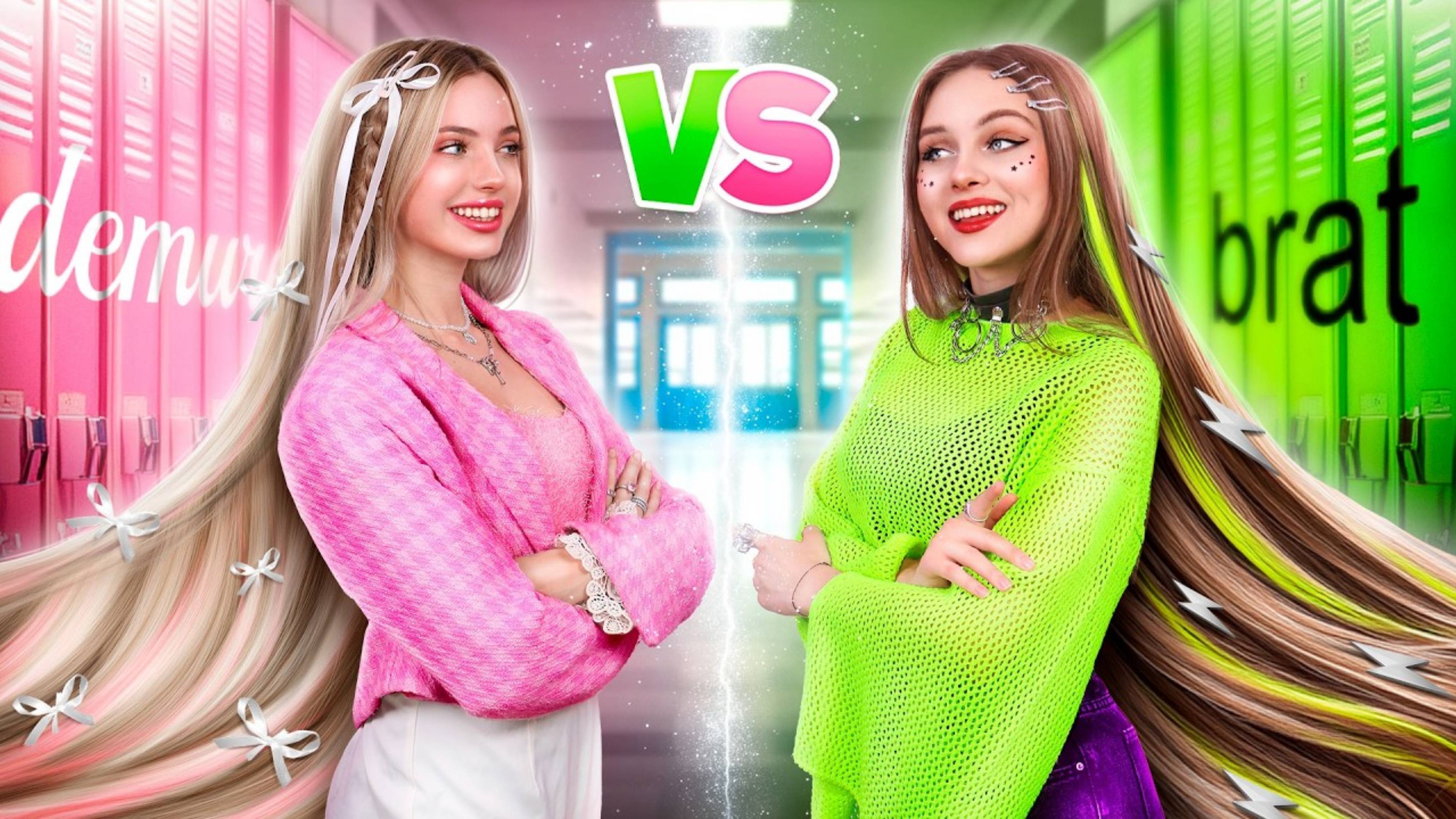 Тим Тин : Demure Осень в Старшей Школе Тим Тин! Осознанная Demure vs Дерзкая Brat