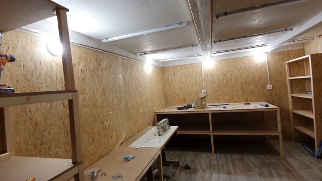 Наконец-то доделал ремонт в мастерской.
