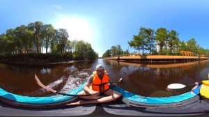 360 Прогулка по рекам Архангельска на каяке. Соломбалка. 14.06.2025