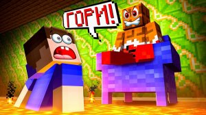 😱 МОЙ ГОВОРЯЩИЙ ЛЁНЯ ЗАХВАТИЛ ИГРУ! МАЙНКРАФТ