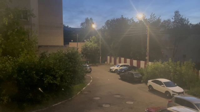 Рассвет уже почти подошел - Timelapse from the window