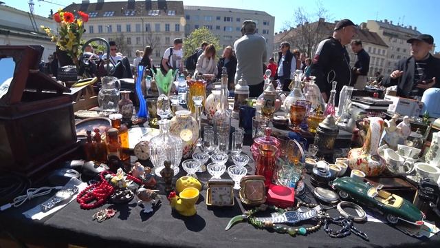 Самый большой БЛОШИНЫЙ рынок Австрии / Вена / НАШМАРКТ / Flohmarkt