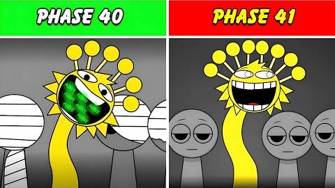 Incredibox Sprunki: Фаза 40, но жив против Фаза 41, но жив