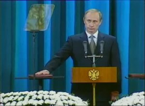 7 мая 2000 года. Церемония вступления в должность Президента России Владимира Путина.