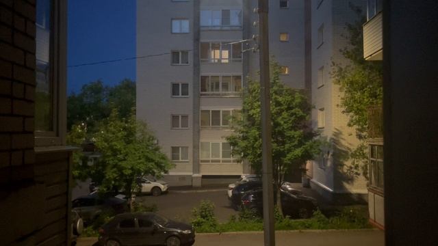 Спокойная безлюдная ночь - Timelapse from the window