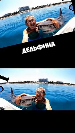 дед встретил дельфина
