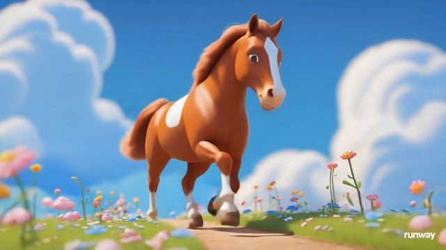🐎 ＂Лошадка-подружка＂ — веселая детская песенка про жи
