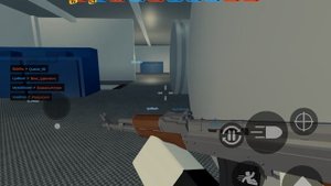 Показ карты: «Странная игра с оружием» в Roblox.