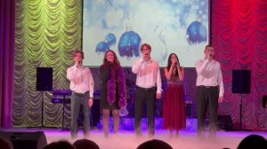 Вот и мы, арт-студия "Притяжение" ПГТУ, решили зажечь на новогоднем концерте в Сартане.