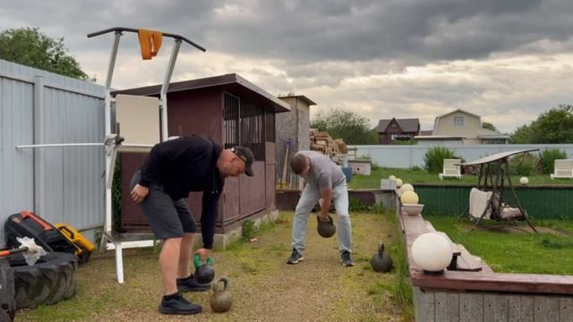 Тренировка с гирями. 24.06.25