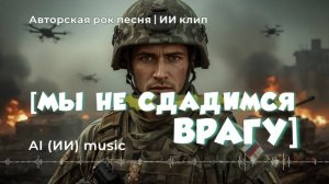 [Мы не сдадимся врагу] - авторская песня (мы никогда не сдавались!!!) [ИИ]