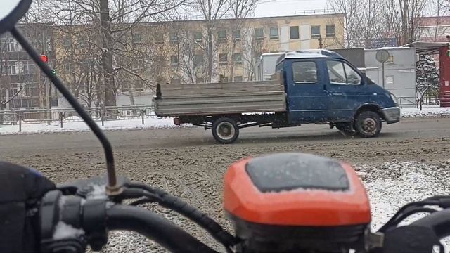 Катаемся по Сугробам на 23 Февраля Работа Курьером в Доставке на Kugoo Kirin EC 02 Сколько Заработал