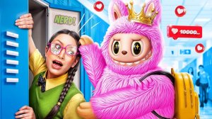 Как стать куклой ЛАБУБУ Экстремальное Преображение в Лабубу Колледже!