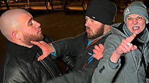 ЛЕВ ПРОТИВ - НОКАУТИРОВАЛ БЫДЛО / ВЫРУБИЛИ НАПАДАВШЕГО ! Часть 2