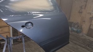 Небольшой ремонт задней двери шкоды Skoda Octavia