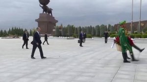 Церемония возложения к Мемориальному комплексу «Народная память», Ашхабад, 25 июня 2025 года