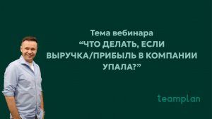 Что делать, если прибыль/выручка в компании упала?