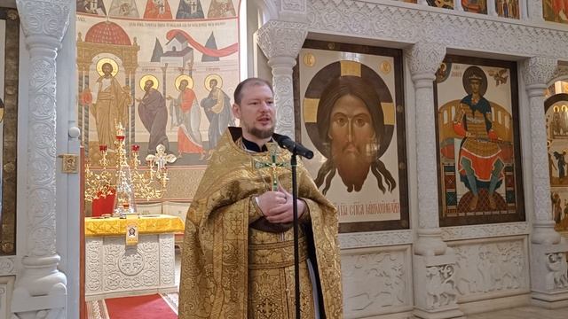 24.06.2025 Проповедь отца Андрея, Храм Димитрия Солунского в Хорошевев Москве