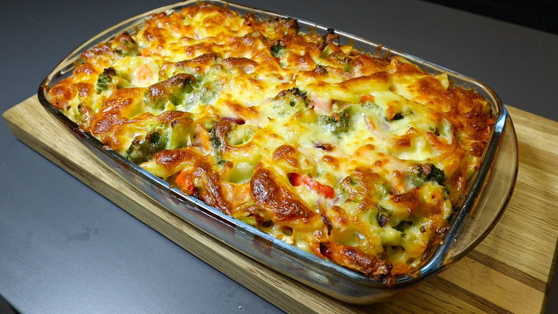 Полезный, вкусный и простой рецепт овощной запеканки с брокколи! Рецепт овощного ужина.