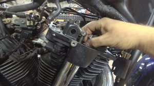 Yamaha XV-1700 проверка "0" зазора ГРМ
