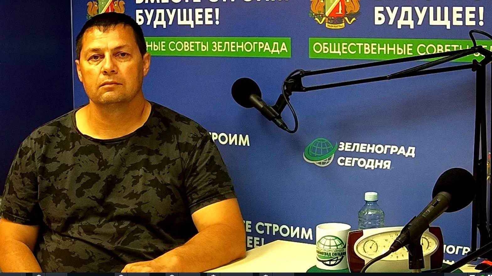 Гость студии Никонов А.И., начальник центра кинологической службы при УВД ЗелАО г.Москвы