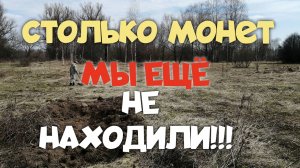 СТОЛЬКО МОНЕТ МЫ ЕЩЁ НЕ НАХОДИЛИ. ПОИСК СТАРИНЫ С ЭКВИНОКС 800.