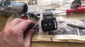 Застрял ключ в замке зажигания Ниссан Кашкай 2013 г. Ремонт . Часть 2