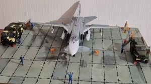 Диорама Су-24М масштаб 1-48