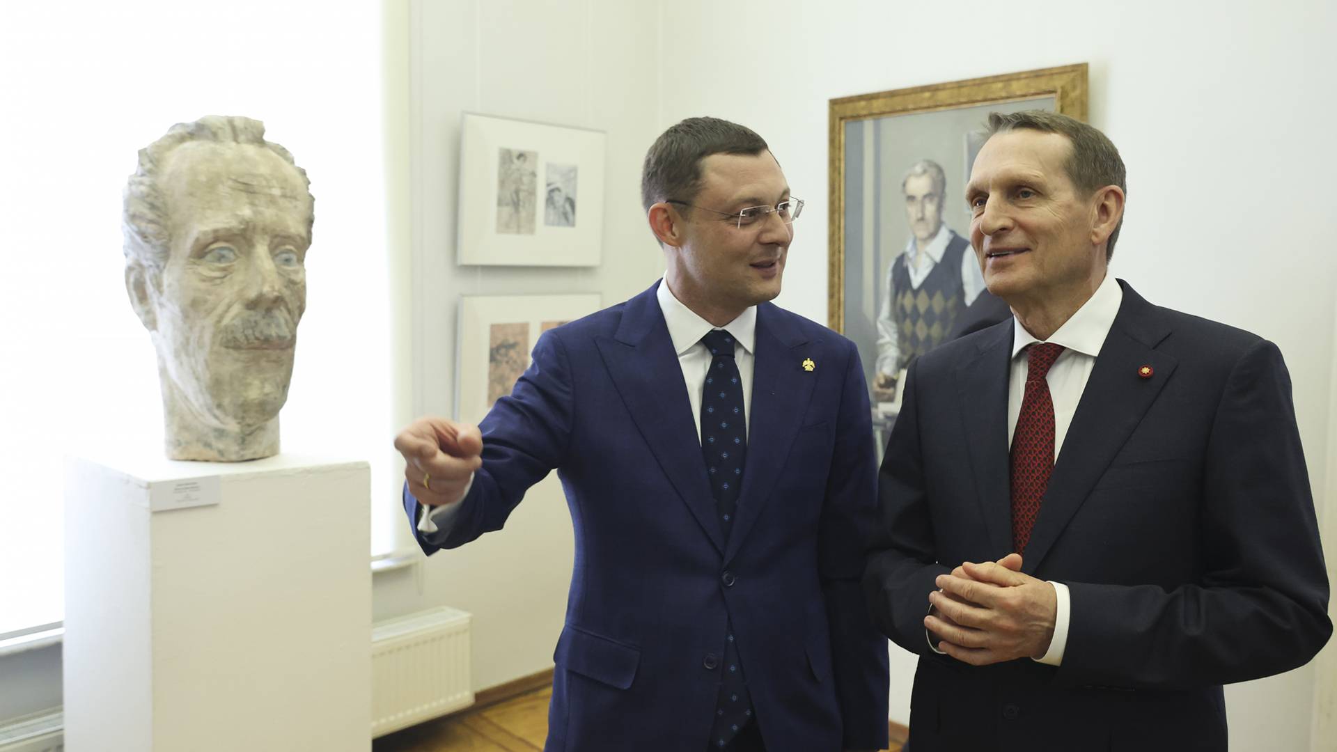 Председатель РИО Сергей Нарышкин посетил Российскую академию художеств