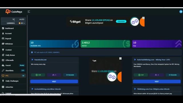 КРИПТОВАЛЮТНЫЙ ЗАРАБОТОК в интернете без ВЛОЖЕНИЙ /пассивный ЗАРАБОТОК Без вложений с ВЫВОДОМ в 2024