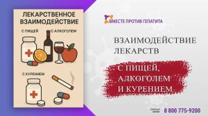 Взаимодействие лекарственных средств с пищей, алкоголем и курением