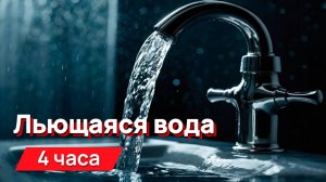 Звуки для соседей - льющаяся из крана вода