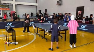 В Каспийске прошёл республиканский турнир по настольному теннису среди школьников