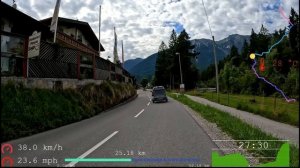 Видео для велотренажёра - Virtual Cycling Workout Austria Alps 4K Video