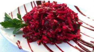 Салат из свеклы.Самый вкусный и простой рецепт.