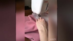 Объемная вышивка-аппликация на футере