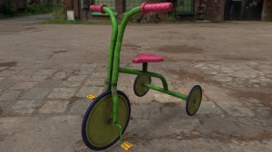 7) Моделирую детский велосипед (Bake. текстурирование)