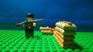 Лего выстрел из винтовки Мосина