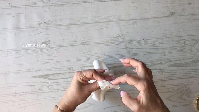 Когда шитье "дружит" с макраме, может получиться очень интересный вариант повязки на голову