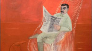 Неожиданный для 1930 года портрет Сталина, написанный советским художником Рублевым