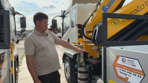 Рабочий монстр из Китая — FAW TIGER 6J с КМУ XCMG