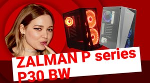 НИКС Компьютерный Супермаркет: видео про Корпус ZALMAN P30 BW Белый, Черный без БП с окном