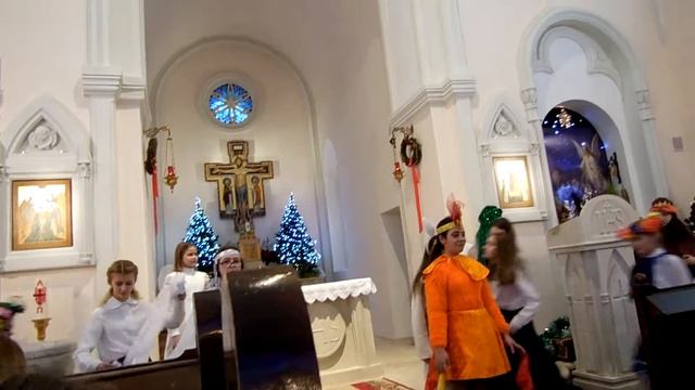 Ёлочка в римско католическом храме 26 12 2016