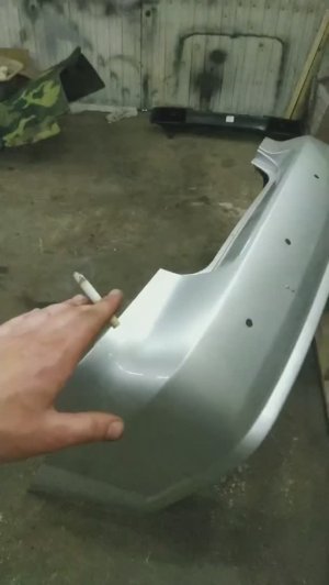 Ремонт и покраска заднего бампера